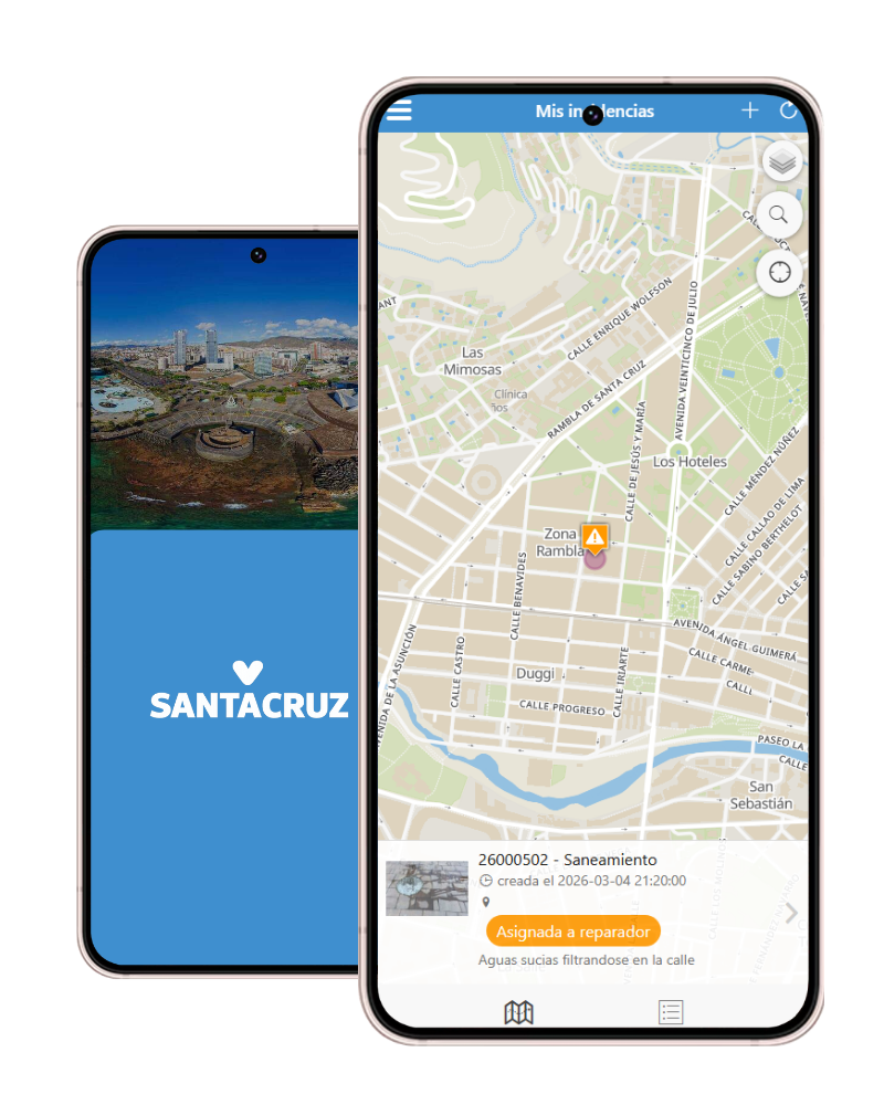 App SCMejora del Ayuntamiento de Santa Cruz de Tenerife